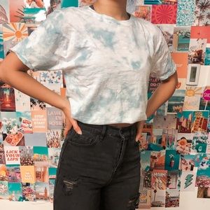 *NWOT* Tie Dye Pastel Blue Tee Shirt